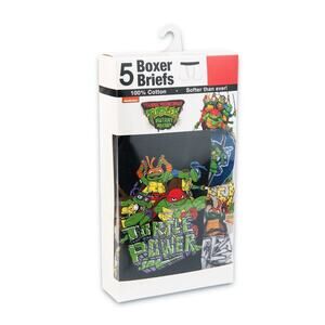 Boys' Teenage Mutant Ninja Turtles 5 pack Boxer Briefs - Size 4